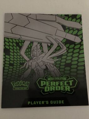 Pokémon perfect order checklist booklet